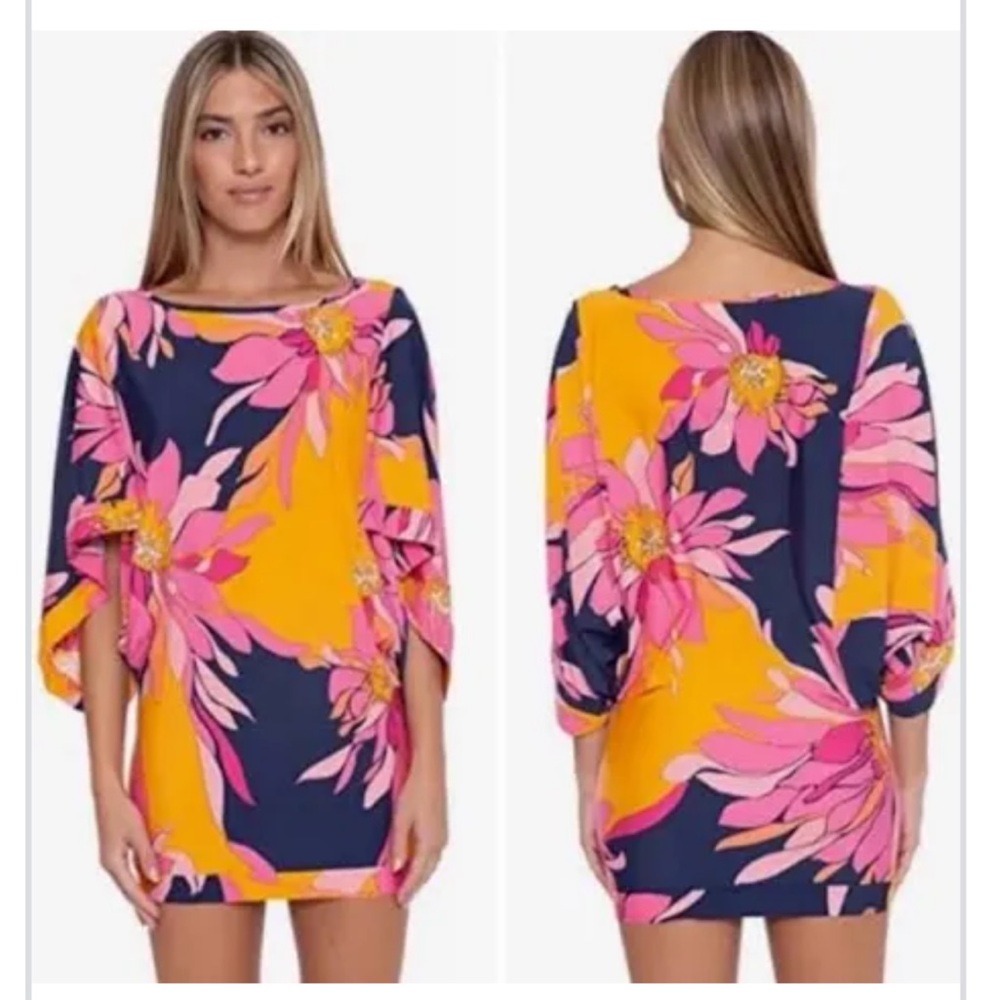 Trina Turk Swim Collection Tropical Floral Breeze Tunic Cover Up